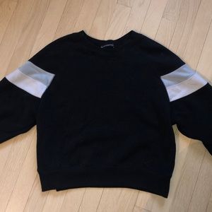 Brandy Melville Navy Sweatshirt with Stripes